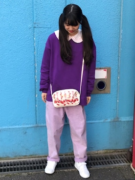 「milklim（milklim）のアイテム」を使った、na nさん（レディース・165cm）の春コーディネート