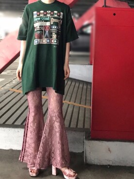 緑 ピンク のレディース人気ファッションコーディネート Wear