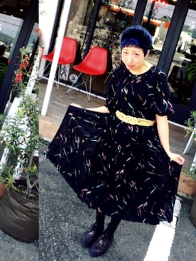 「アイテム（ヘアアクセサリー）」を使った、おかゆんさん（レディース・157cm・20代）の春コーディネート