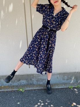 「アイテム（ワンピース/ドレス）」を使った、mishiro625さん（レディース・156cm・10代）の夏コーディネート