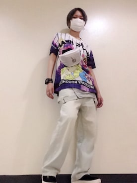 「ショルダーポーチ」｜ellemoa(エルモア)さん（レディース・161cm）の夏コーディネート