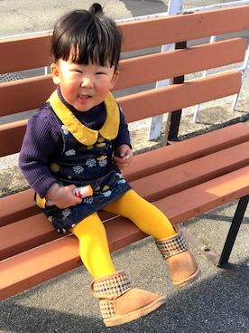 kn.panさん（キッズ・80cm）の冬コーディネート