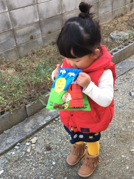 kn.panさん（キッズ・80cm）の冬コーディネート