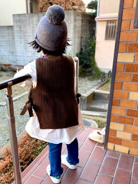 「2020年初コーデ」｜kn.panさん（キッズ・100cm）の冬コーディネート