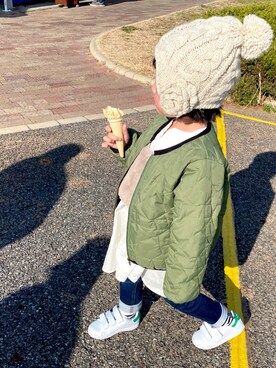 kn.panさん（キッズ・100cm）の冬コーディネート