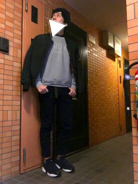 「坩堝（ルツボ）のアイテム」を使った、Hirokiさん（メンズ・172cm）の冬コーディネート