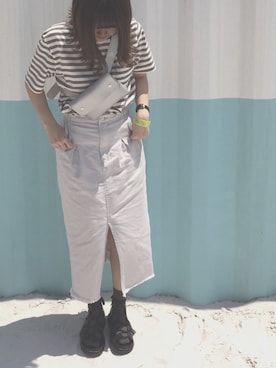 yuさん(レディース・156cm)の夏コーディネート