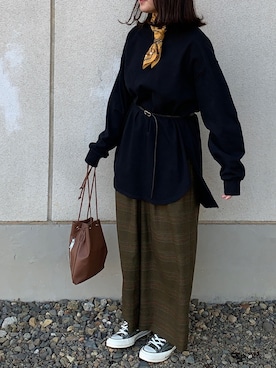 yuさん（レディース・156cm）の春コーディネート