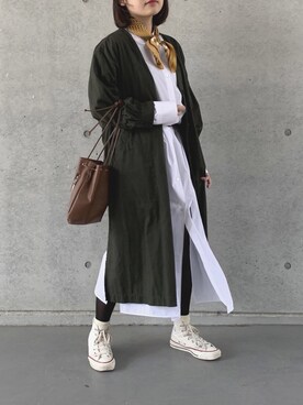 yuさん（レディース・156cm）の春コーディネート