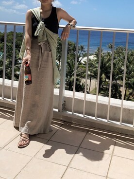 yuさん（レディース・156cm）の春コーディネート