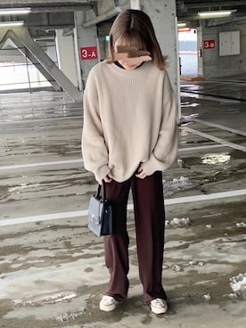 「fd style（エフディ スタイル）のアイテム」を使った、yuさん（レディース・156cm）の冬コーディネート