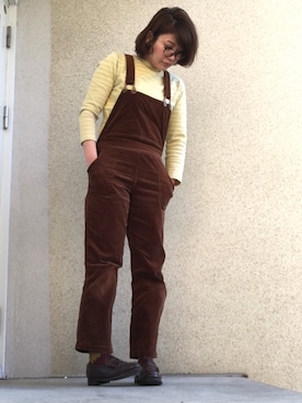 「SAINT JAMES（セントジェームス）のSAINT JAMES/セントジェームス　OUESSANT（T恤/上装、イエロー系）」を使った、nagisaさん（レディース・168cm）の春コーディネート