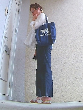 「HUDSON（ハドソン）のアイテム」を使った、nagisaさん（レディース・168cm）の夏コーディネート