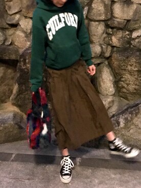 anna.さん（レディース・161cm）の冬コーディネート
