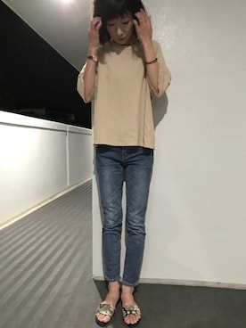「やきとり」｜anna.さん（レディース・161cm）の夏コーディネート