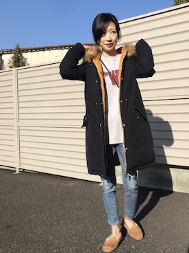 anna.さん（レディース・161cm）の冬コーディネート