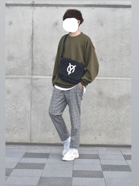 「GOSTAR DE FUGA（ゴスタール ジフーガ）のアイテム（パンツ）」を使った、がしさん（メンズ・168cm）の秋コーディネート