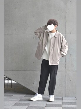 「アイテム（カバーオール）」を使った、がしさん（メンズ・168cm・10代）の秋コーディネート
