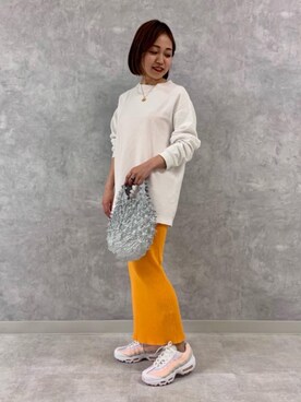 Nike ナイキのスニーカー パープル 紫色系 コーディネート Zozotown