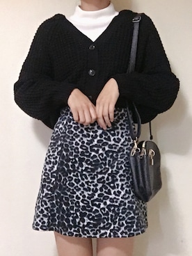 「アイテム（トップス）」を使った、rさん（レディース・158cm・10代）の秋コーディネート