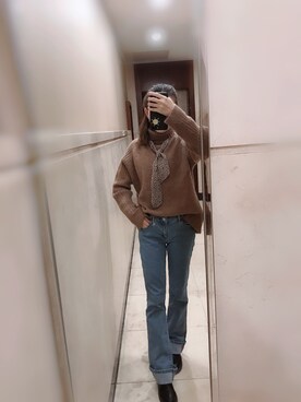 「ONLY（オンリー）のアイテム（パンツ）」を使った、luckykikikikikikikiさん（レディース・153cm）の秋コーディネート