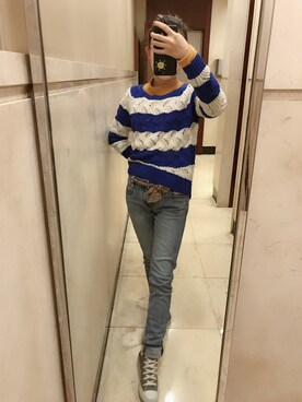 「ONLY（オンリー）のアイテム（パンツ）」を使った、luckykikikikikikikiさん（レディース・153cm）の冬コーディネート