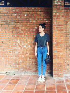 「Balanciagaのアイテム」を使った、Monica!!さん（レディース・165cm）の秋コーディネート