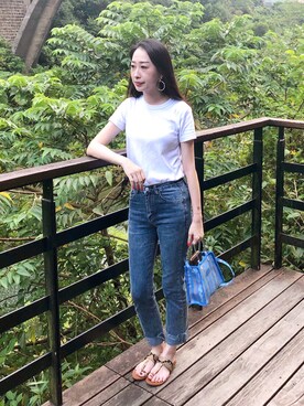 「NET（ネット）のアイテム（アクセサリー）」を使った、Monica!!さん（レディース・165cm）の秋コーディネート