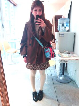 「アイテム（ピアス（両耳用））」を使った、b_nystさん（レディース・163cm・20代）の秋コーディネート