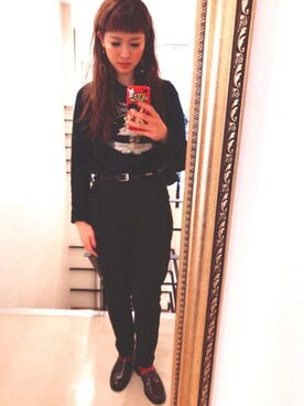 b_nystさん（レディース・163cm）の冬コーディネート