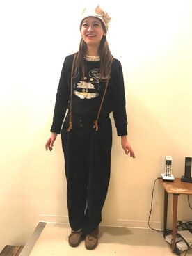 b_nystさん（レディース・163cm）の冬コーディネート