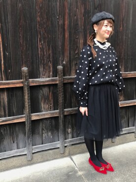 「Cawaii」｜「アイテム（その他シューズ）」を使った、b_nystさん（レディース・163cm）の春コーディネート