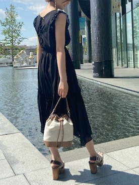 「WILLSELECTION（ウィルセレクション）のアイテム（バッグ）」を使った、WILLSELECTIONさん（レディース・162cm）の春コーディネート