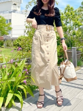 「WILLSELECTION（ウィルセレクション）のアイテム（バッグ）」を使った、WILLSELECTIONさん（レディース・153cm）の春コーディネート