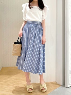 「WILLSELECTION（ウィルセレクション）のアイテム（バッグ）」を使った、WILLSELECTIONさん（レディース・165cm）の春コーディネート