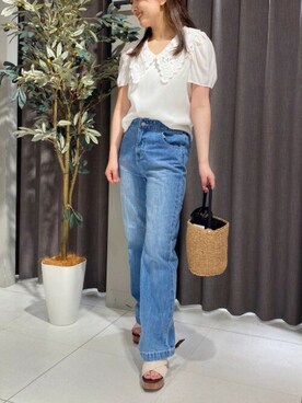 「WILLSELECTION（ウィルセレクション）のアイテム（パンツ）」を使った、WILLSELECTIONさん（レディース・155cm）の夏コーディネート