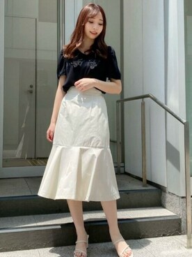 「ベーシックカラー」｜WILLSELECTIONさん（レディース・160cm）の夏コーディネート