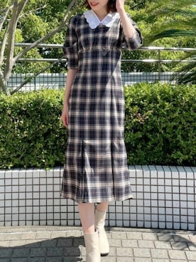 「willselection」｜「アイテム（ワンピース/ドレス）」を使った、WILLSELECTIONさん（レディース・165cm）の秋コーディネート