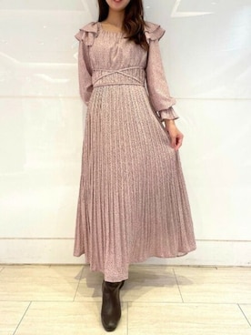「willselection」｜「アイテム（ワンピース/ドレス）」を使った、WILLSELECTIONさん（レディース・153cm）の秋コーディネート