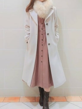 「フォックスファー」｜WILLSELECTIONさん（レディース・158cm）の秋コーディネート