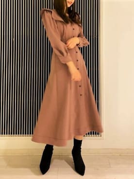 「willselection」｜「アイテム（ワンピース/ドレス）」を使った、WILLSELECTIONさん（レディース・160cm）の秋コーディネート