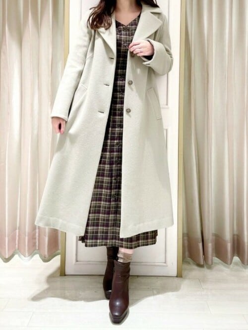 ウィルセレクション ウール100ロングチェスターコート M