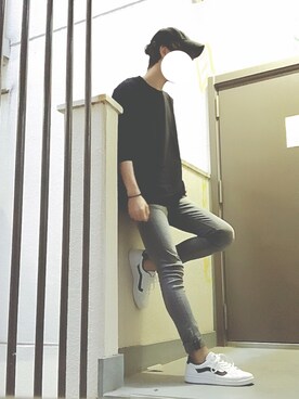 「WEAR」｜「アイテム（帽子）」を使った、Gazelle（ガゼル）さん（メンズ・178cm）の春コーディネート