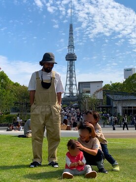 「NEAT（ニート）のアイテム（オールインワン・サロペット）」を使った、TAKABOHzさん（メンズ・165cm）の秋コーディネート