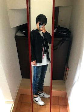 「マイン」｜もりーずさん（メンズ・168cm）の春コーディネート