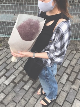 suzuさん（レディース・156cm）の夏コーディネート