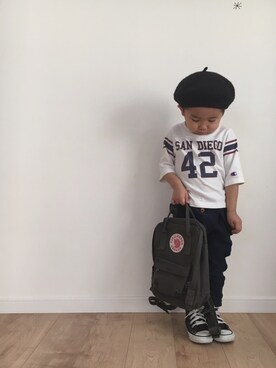 aymさん（キッズ・90cm）の冬コーディネート