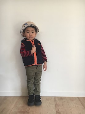 aymさん（キッズ・90cm）の春コーディネート