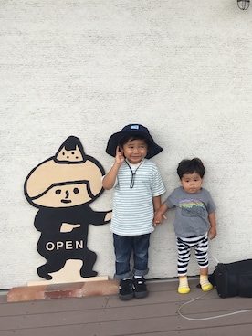 aymさん（キッズ・90cm）の夏コーディネート