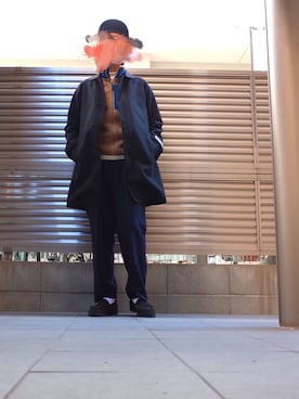 「HAVERSACK（ハバーザック）のアイテム（スラックス）」を使った、タロウさん（メンズ・173cm）の春コーディネート